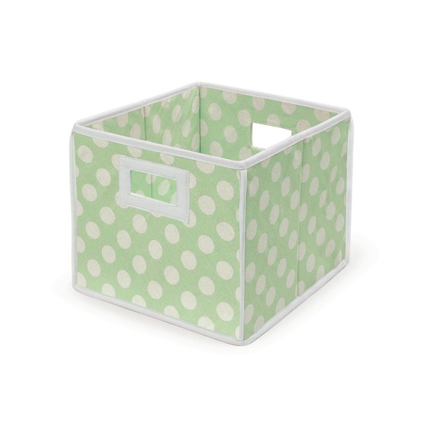 Folding Fabric Nursery Basket Storage Cube with Handle