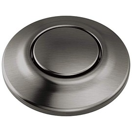 Delta Faucet Air Switch for Disposal Black Stainless, Air Switch for Garbage Disposal, Air Switch Kit, Air Switch Button, Black Stainless 72050-KS