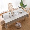 Lifetooler Square Tablecloth Cotton Linen Tablecloth Washable Tassel Tablecloth Wrinkle