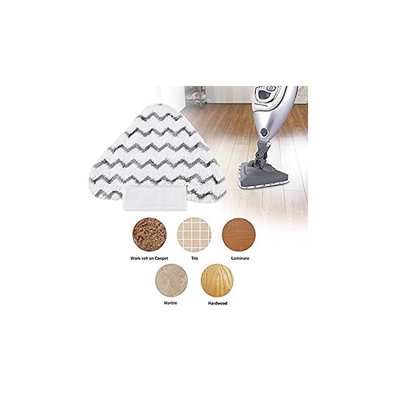 6 Pack Steaming Mop Replacement Pads Triangle for Shark Lift-Away