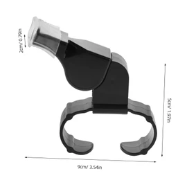 WHAMVOX 2pcs Sports Whistle Finger Grip Loud Referee Whistle for Adults AFL Umpire Whistle Coaches