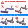 FUNTECK Anti-Tangle Brush Bar with End Cap for Dyson Motorbar