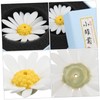 Levemolo Ceramic Incense Holder Beautiful Daisy Design for Study Bedroom
