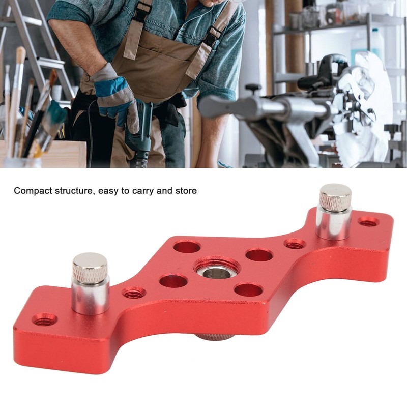 Self Center Dowel Jig Vertical Hole Puncher Locator Woodworking Doweling