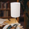 VANZACK Tall Drum Lamp Shade: Cylinder Linen Lamp Cover -