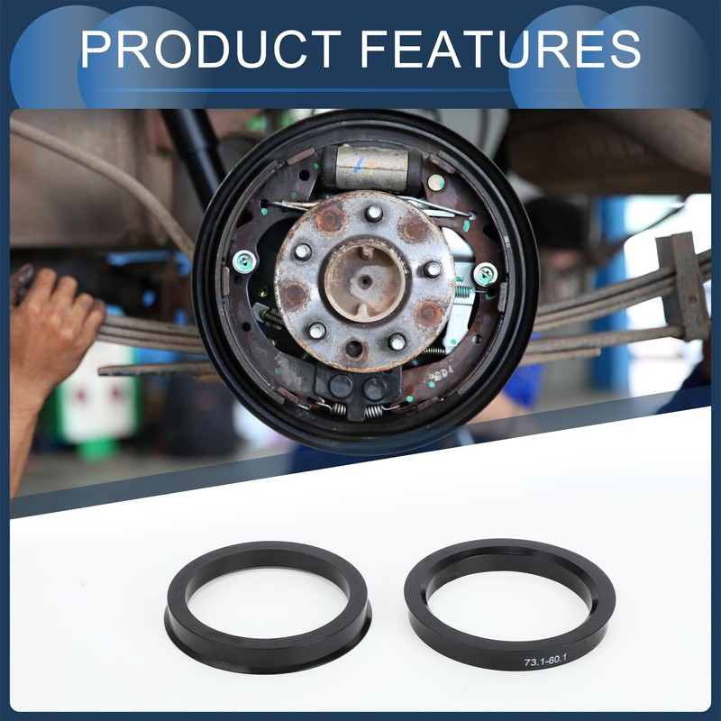 INFINAUTO Hub Centric Ring 60.1mm ID 73.1mm OD Car Wheel
