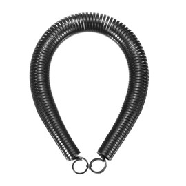 sourcing map PVC Spring Tube Bender 26.8mm OD 450mm Long Conduit Pipe Bender Bending Spring for Pipe Bending Devices in Home Hydropower, Black