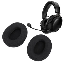 Headphone Earpads for Cloud Alpha, Replacement Ear Pads Cushion Cover with Memory Sponge Breathable Mesh, Ear Cups Cover for Cloud Flight, for Cloud Flight S, for Cloud Core, for