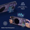 for Steam Deck Back Plate Heat Dissipation DIY Replacement Shell