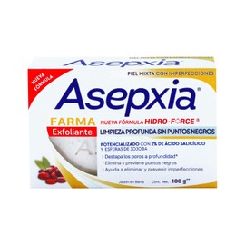 Asepxia Jabón de Tocador Exfoliante , 100 g