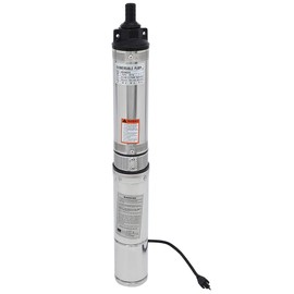 CCIYU Deep Well Submersible Water Pump 1/2 hp 50m / 164ft Stainless Steel Submersible Water Well Pump 8000L / H