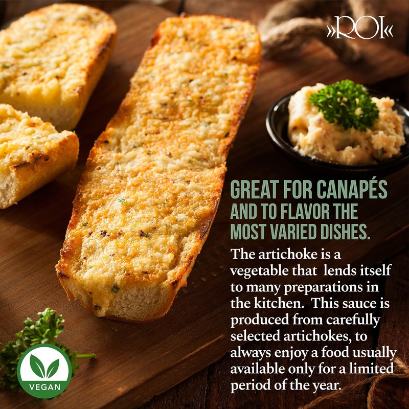 ROI Italian Artichoke Dip - Gourmet, Healthy, Vegan, Natural Artichoke