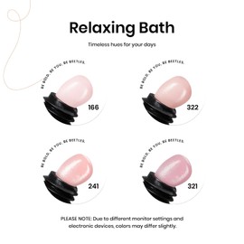 beetles Gel Polish Beetles Poly Extension Gel Nail Kit, 4 Colors Milky White Nude Pink Neutral Poly Nail Gel Builder Hybrid Jelly Gel with Base&Top Coat Set DIY Nail Art Gift for Women