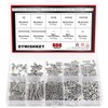 DYWISHKEY 566 Pieces M2.5X 4/6 /8/10 /12/16 /20mm Phillips Countersunk