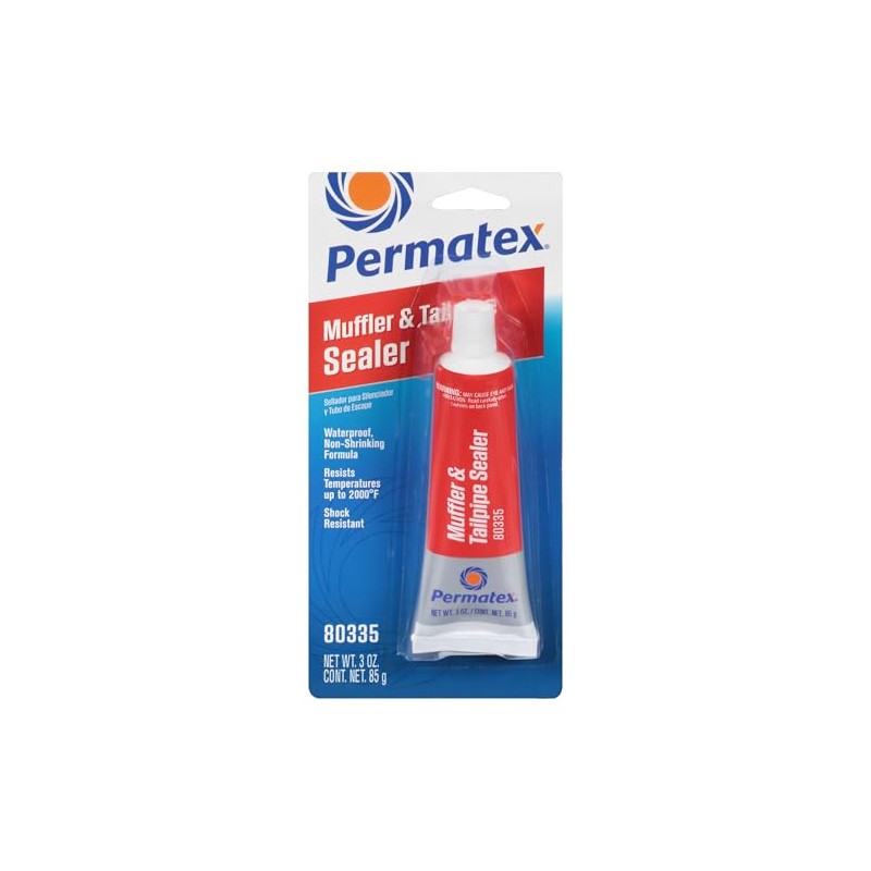 Permatex 80335 Muffler and Tailpipe Sealer, 3 oz., Plastic, 1