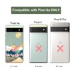 Unov Case Compatible with Pixel 6a Case Clear Transparent Slim