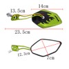 ESUPPORT Green Motorcycle Motorbike 8mm 10mm Rearview Side Mirror ATV