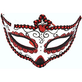 Adults Day of the Dead Mexican Eye Mask Fancy Dress Costume Accessory