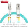 3ft(1m) OM4 LC LC Fiber Patch Cables MMF Multimode, Options