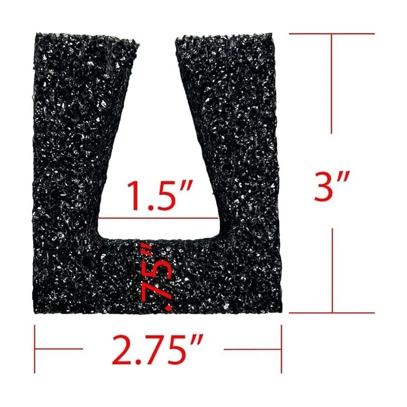 EPE Foam Edge Protector with Self-Grabbing U Channel 24" |