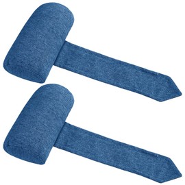 Marsui 2 Pcs Headrest Pillow for Patio Chaise Lounge Outdoor All Weather Patio Chaise Lounge Chair Head Rest Cushion Lounge Pillow Recliner Pillows for Head and Neck Quick Drying Chair Pillows (Blue)