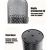 Makeup Brush Holder Organizer with Lid - 360°Rotating Waterproof Cosmetic