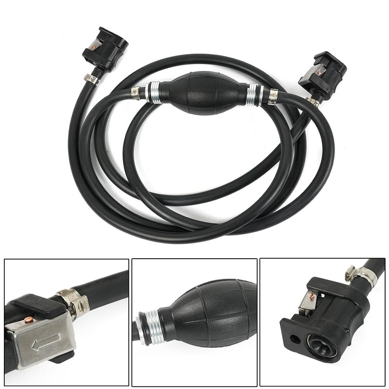 BARTOO Marine Boat Fuel Line Assembly, 5/16'' 8mm Nylon Braided