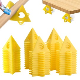 Lqucwepp 60PCS Painting Pyramids, Paint Support Stands,Mini Cone Paint Stands,Painters Pyramidsportable Carpenter Painter Tools Pyramid Stands Set