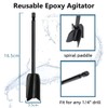 Getrays Resin Agitator Paddle, 4 Pieces Strong Mixing 1/4" Bit