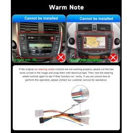 8Core 4G 64G Wireless Carplay Radio for Toyota RAV4 2007-2011 Android Car Stereo with 9inch 1280x720P IPS Touch Screen Android Auto 5.0Bluetooth DSP Audio 36EQ RDS/FM WiFi GPS WiFi AHD Backup Camera