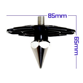 Desmond DSNOW Set of 3 65mm Tripod Spike Feet & Snow Shoes Rustproof SS Stainless Steel 3/8" Universal