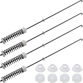 Masfrio W10780045 Washer Suspension Rods Kit (4 Pack) - 26.7 Inch Replacement for AP5971396, W10537442, NTW4516FW1, WTW4800BQ1 - Compatible with Whirlpool, Amana, Kenmore, Maytag