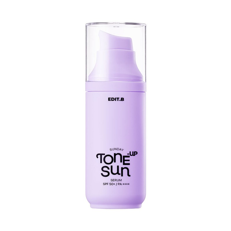 EDIT.B Sunday Tone-Up Sun Serum #Pink 55ml SPF50+ PA++++ -
