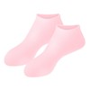 ANCLLO Feuchtigkeitsspendende Silikonsocken, Fuß-Spa-Pediküre-Silikonsocken für Frauen bei rissigen Füßen, elastisch,
