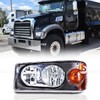 Hpdmauto Headlights fit for Mack Granite Replacement Driver Side Headlamp