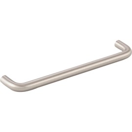 GRIMME Orotavo LA Handle 160 mm - Elegant Bow Handle - Furniture Handle Width 170 mm Steel Stainless Steel Effect