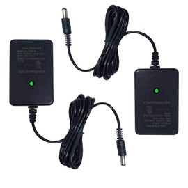 2Pc 12V Kids Powered Ride On Car Round Hole Charger,1000MA Kids Ride On Car Charger,for a Variety of Electric Baby Carriage Ride,with Charging Indicator Light