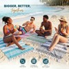 Utopia Towels 4 Pack Oversized Turkish Beach Towels