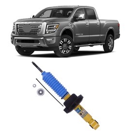 Bilstein 4600 Series 16-19 Nissan Titan XD (4WD) 46mm Monotube Shock Absorber (24-268110)