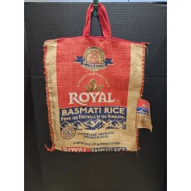 Basmati rice Royal White Basmati Rice 20lb Bag Tote With Zipper And Handles