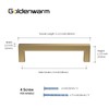 goldenwarm 30 Pack Champagne Bronze Cabinet Pulls Gold Cabinet Handles