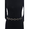 collezione alessandro Rosi Chain Belt with Hearts, Antique silver