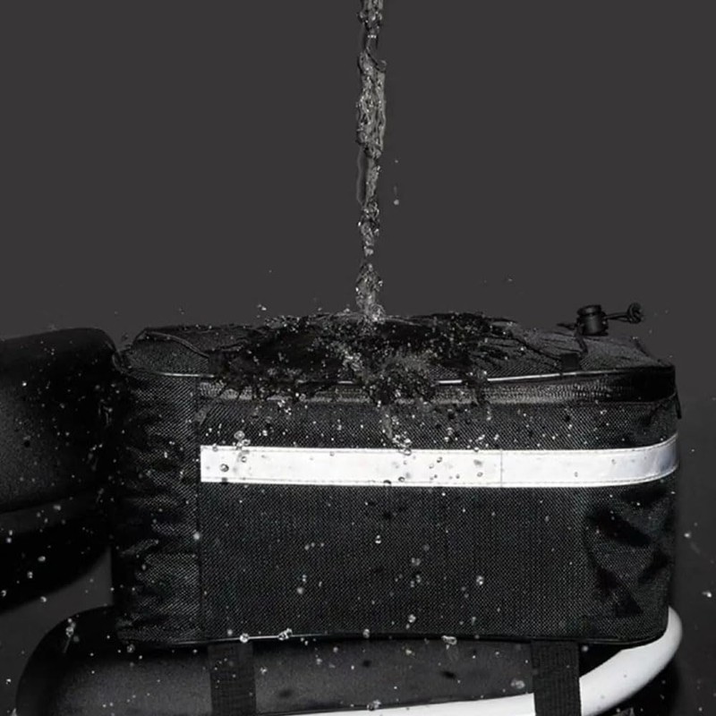 Portable Bike Trunk Bag Waterproof Bicycle Rack Rear 13L Rear