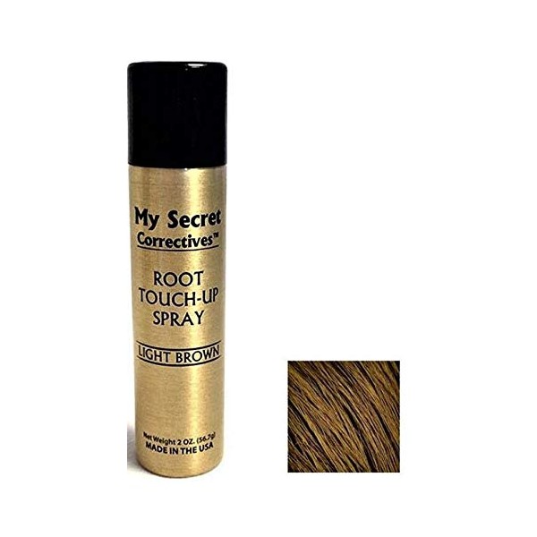 My Secret Correctives Root Touch-Up Natural Highlight Spray - 2 oz - LIGHT BROWN