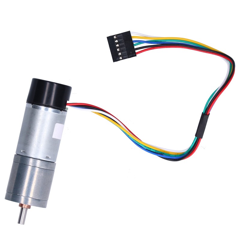DC Geared Motor with Encoder Speed Measuring Signal Feedback Smart