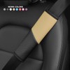 Osilly 2PCS Car Seat Belt Cover, Carbon Fiber Vehicle Safety