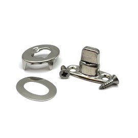 Common Sense Fastener, Double Height, 2 Hole Stud, 5 Piece Set Eyelets & Backing Plates Included w/Mounting Screws- Shipped from The USA!