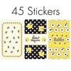 Bumble Bee Baby Shower Mini Candy Bar Wrappers - 45