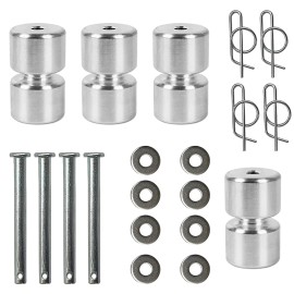 kaixin3662 4 Sets Rollers Pins Washers Rings Replacement for GMNR925 Gorilla Lift Assist