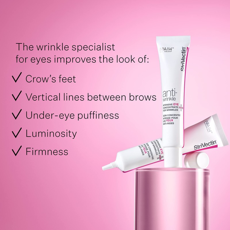 StriVectin Anti-Wrinkle Intensive Eye Cream Concentrate for Wrinkles PLUS, Targets